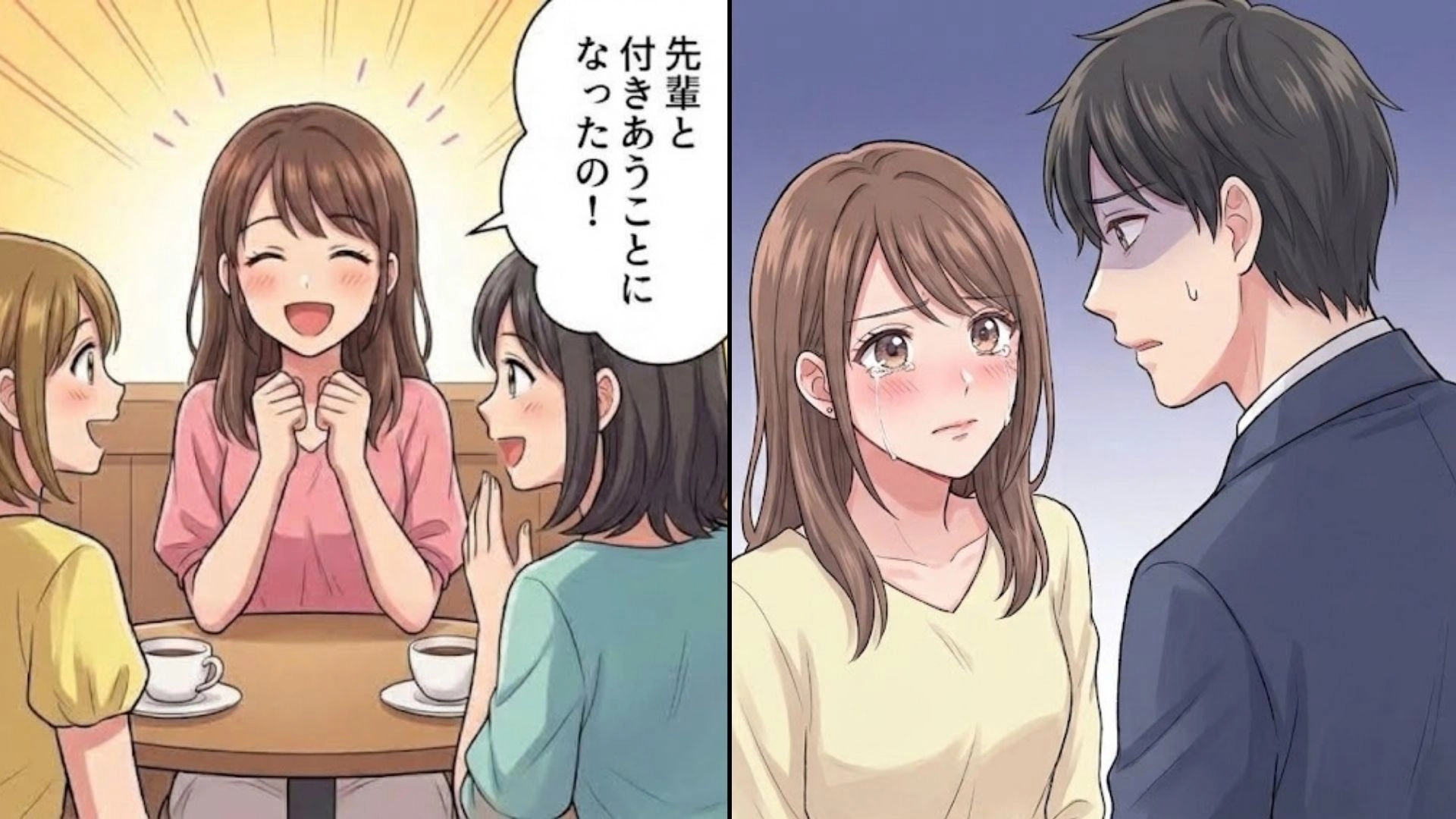 【衝撃】「まわりの人には絶対に秘密にしてほしい」憧れの先輩と交際を始めた友人。怪しげな言動を突き詰めると、【ありえない裏切り】が判明して...！