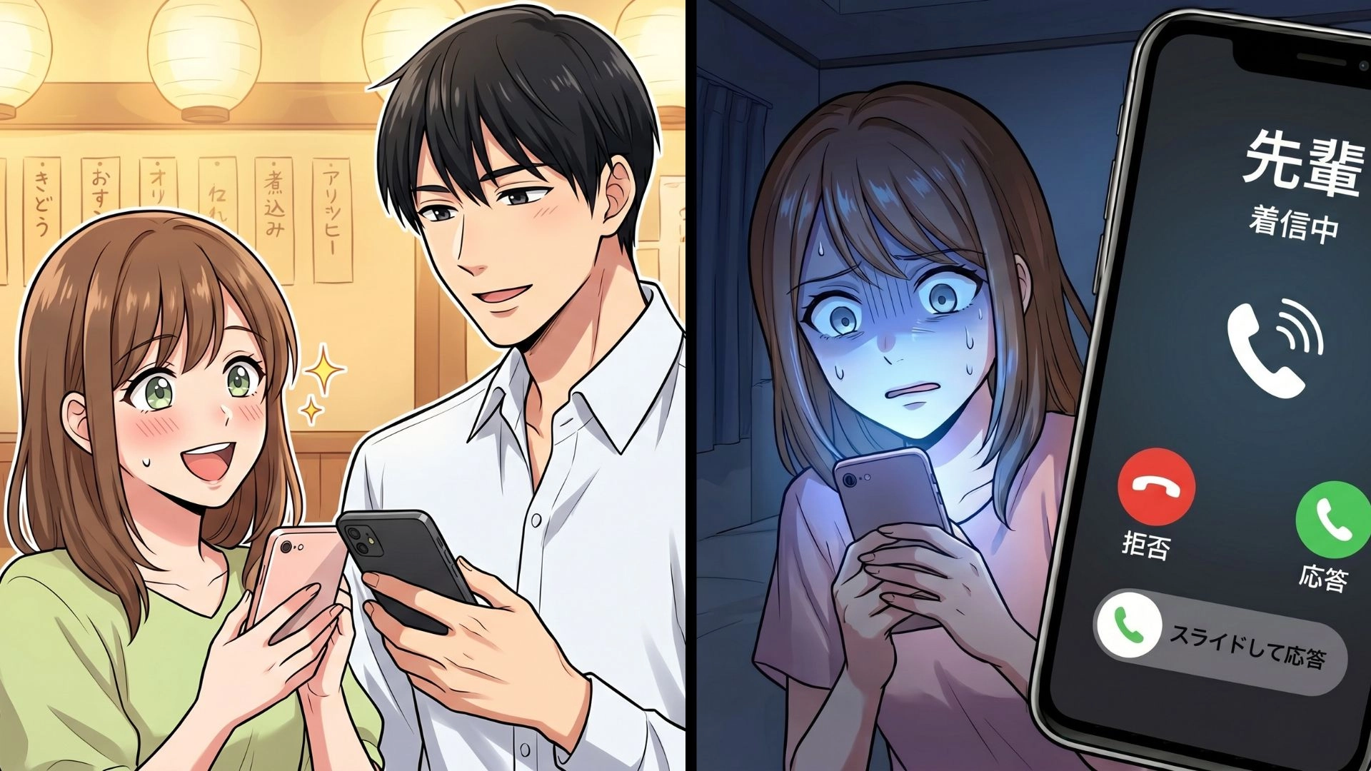 「今度、一緒に〇〇行かない？」“憧れの彼”と連絡先を交換♡ しかし、職場とのギャップに戸惑う【恐怖の行動】にパニック...！