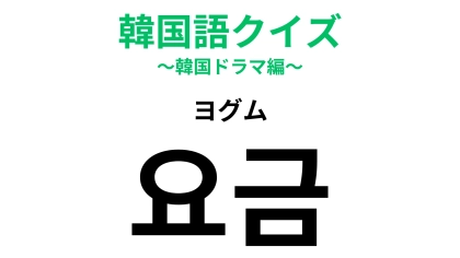 「요금（ヨグム）」の意味は？旅行中の頻出用語！