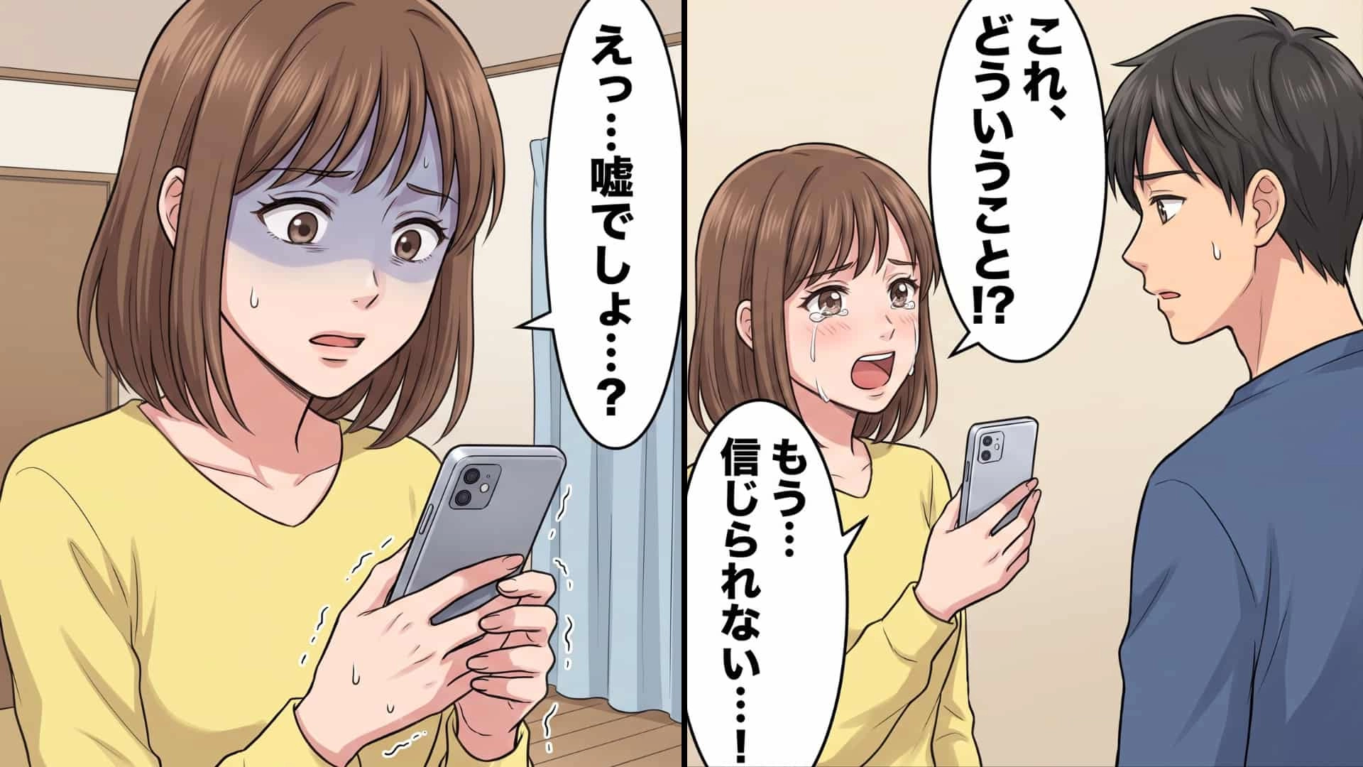 【後編】【恐怖体験】「昨日の夜はドキドキしたね」仲良しグループで温泉旅行♡ のはずが！？彼氏のスマホから発覚した〈信じられない裏切り〉とは一体…？