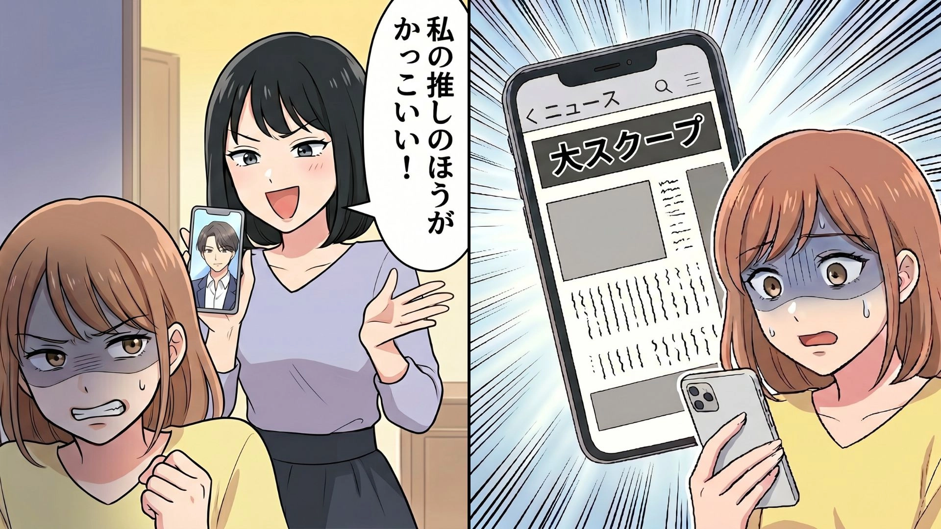 【推し活】“某事務所”しか認めない！？私の推しを否定する友人に起きた【まさかの悲劇】とは...！