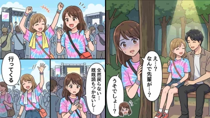 【まさかの結末】夏フェスで、親友が消えた…！？必死に探す私を待ち受けていた、思いもよらない【最悪の事態】とは！