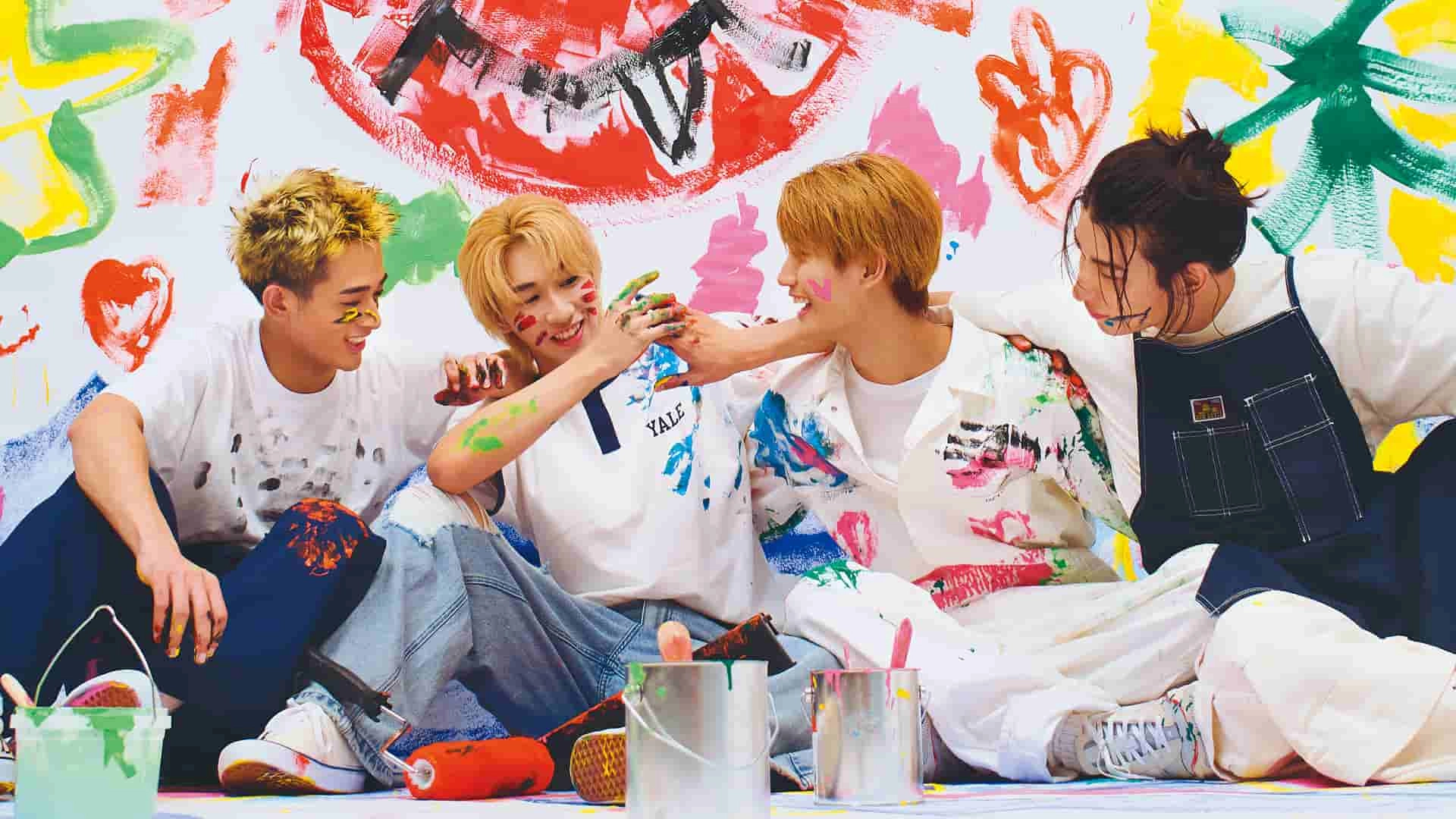 新たな才能が大爆発♡ 【WATWING】4人で「ペイントアート」に挑戦！