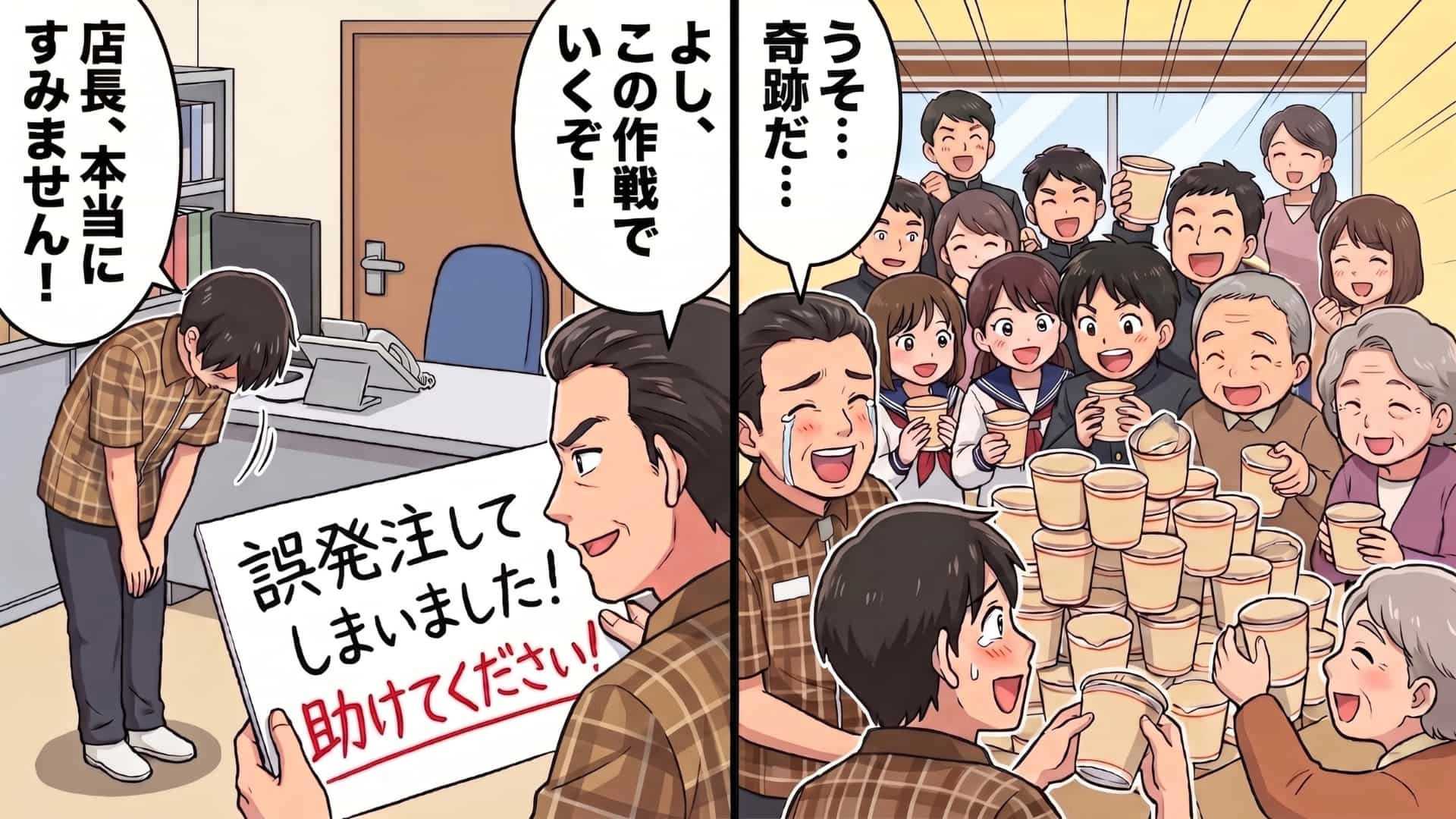 【後編】【バイトで大失態】商品の発注を任されたはずが、信じられない光景に絶句…。パニックに陥る主人公を待ち受ける【予想外な展開】とは…！？