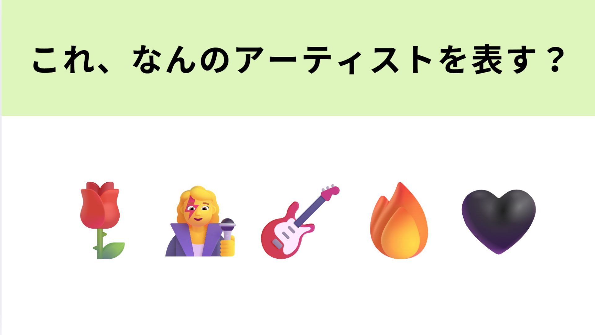 【脳トレ】この絵文字が表すアーティストは？オーディション番組から誕生...！