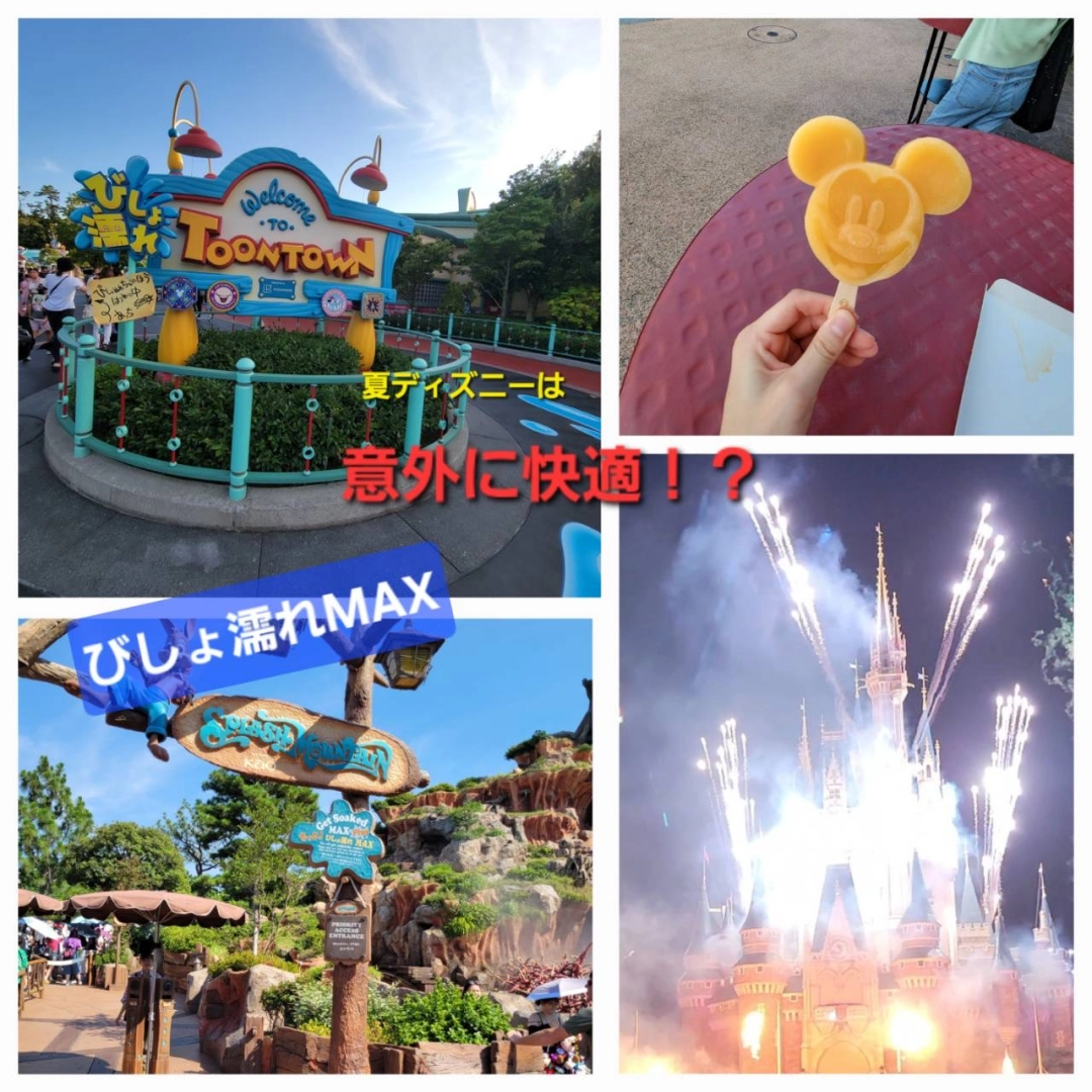 夏ディズニーランド、涼しくコンパクトに周ろう！