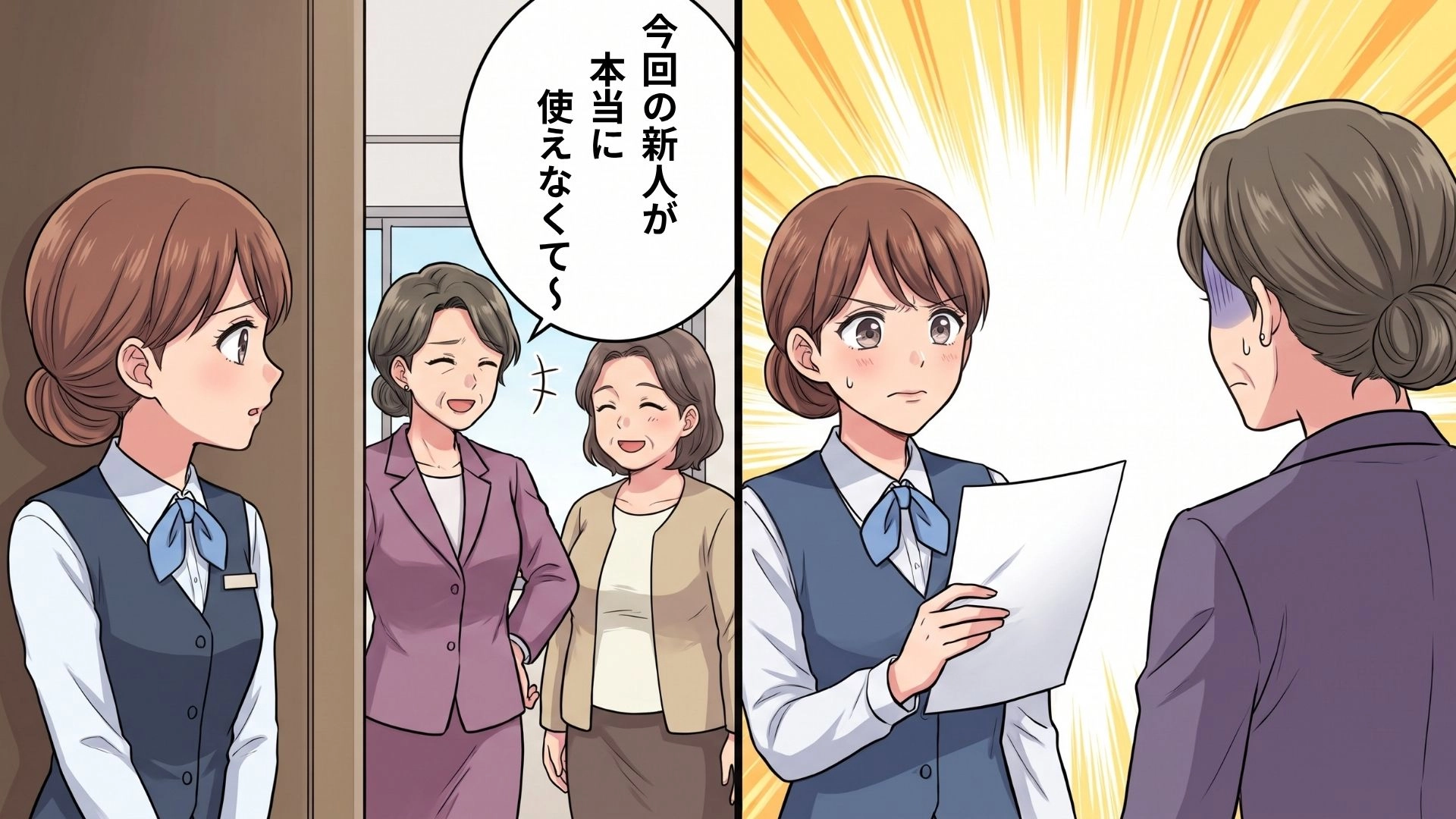 【後編】【最後にスカッと!】「今回の新人が本当に使えなくて…」念願の受付バイト。仕事を一切教えてくれない理不尽な先輩に、【まさかの反撃】を...!?