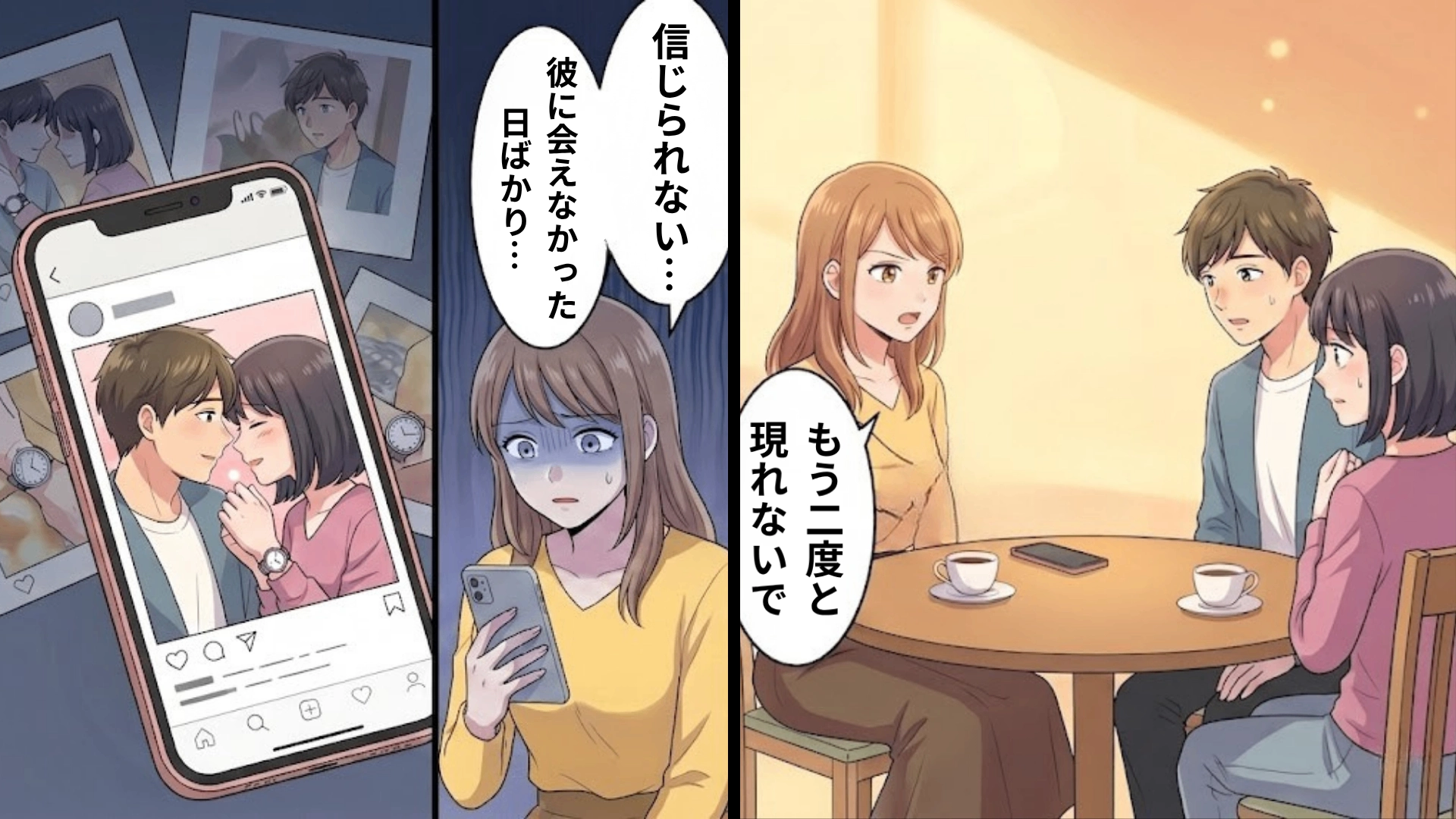 【後編】【修羅場】「もう二度と私のまえに現れないで」彼氏のスマホを見ると...彼と親友の【とんでもない裏切り】が発覚して！？