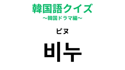 【韓国語クイズ】「비누（ピヌ）」の意味は？毎日使っているあのアイテム