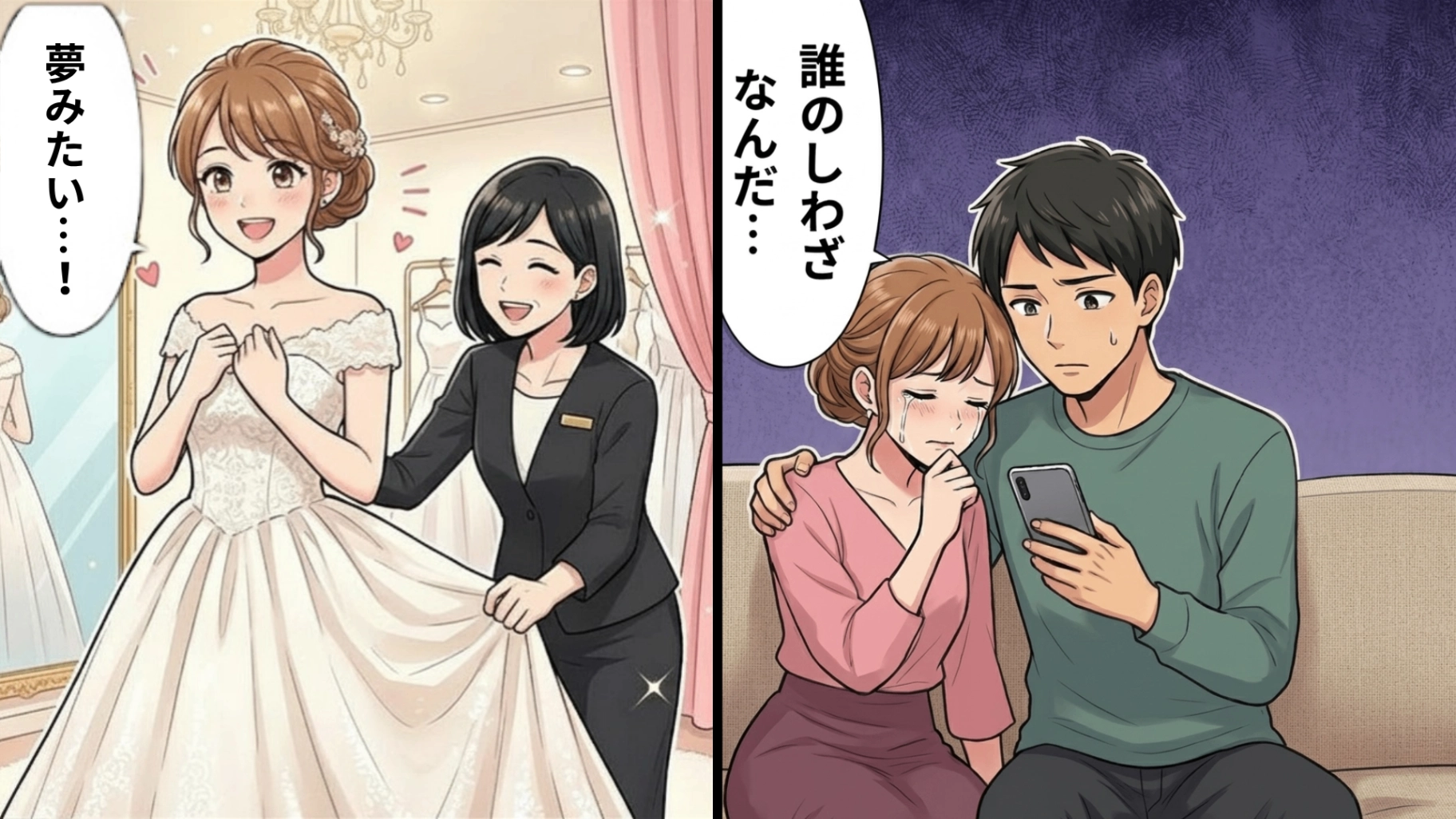 【恐怖体験】「あなたが先に結婚するのが許せなかった」結婚式直前、不自然なトラブルが続くように...すると【恐ろしい裏切り】が発覚して！？・前編