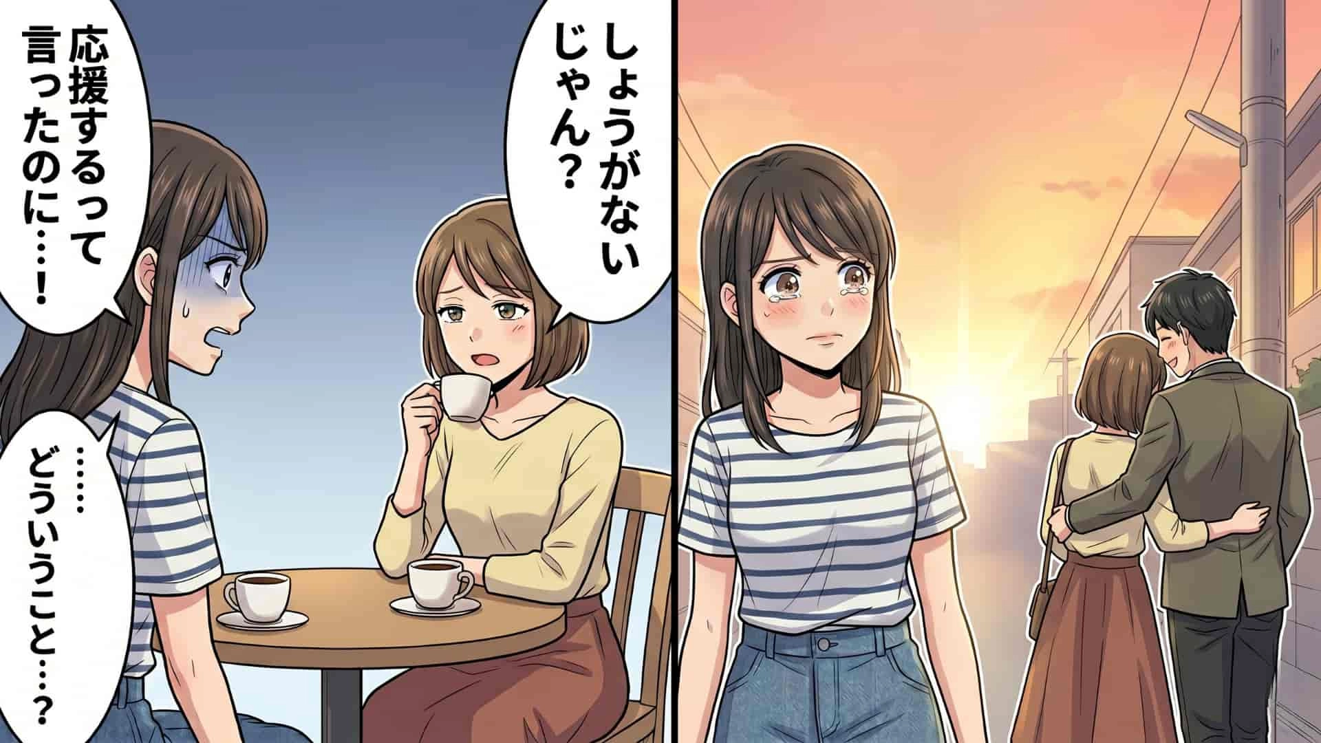 【後編】恋の相談をした親友が【まさかの裏切り】！？友だちの衝撃的な本性と、その後に待ち受けていた“予想外の結末”とは…！
