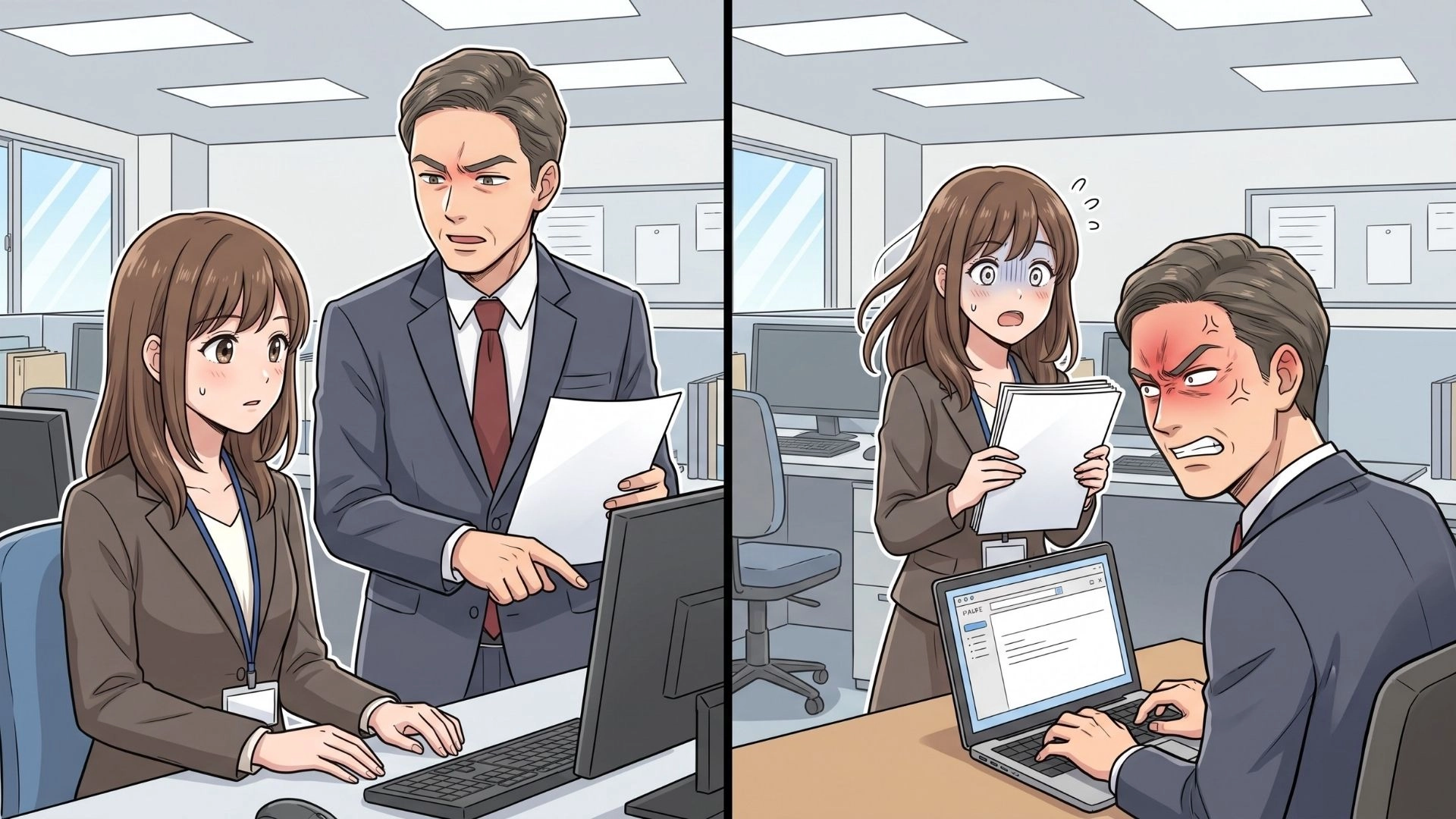 【新卒】「もっと自主性をもって」先輩のアドバイス通りに行動。すると、【まさかの勘違い】でトラブルに発展…！？・前編