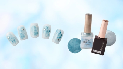 簡単におしゃれを楽しもう！エモいニュアンスが生まれる「水彩ネイル」のつくり方♡