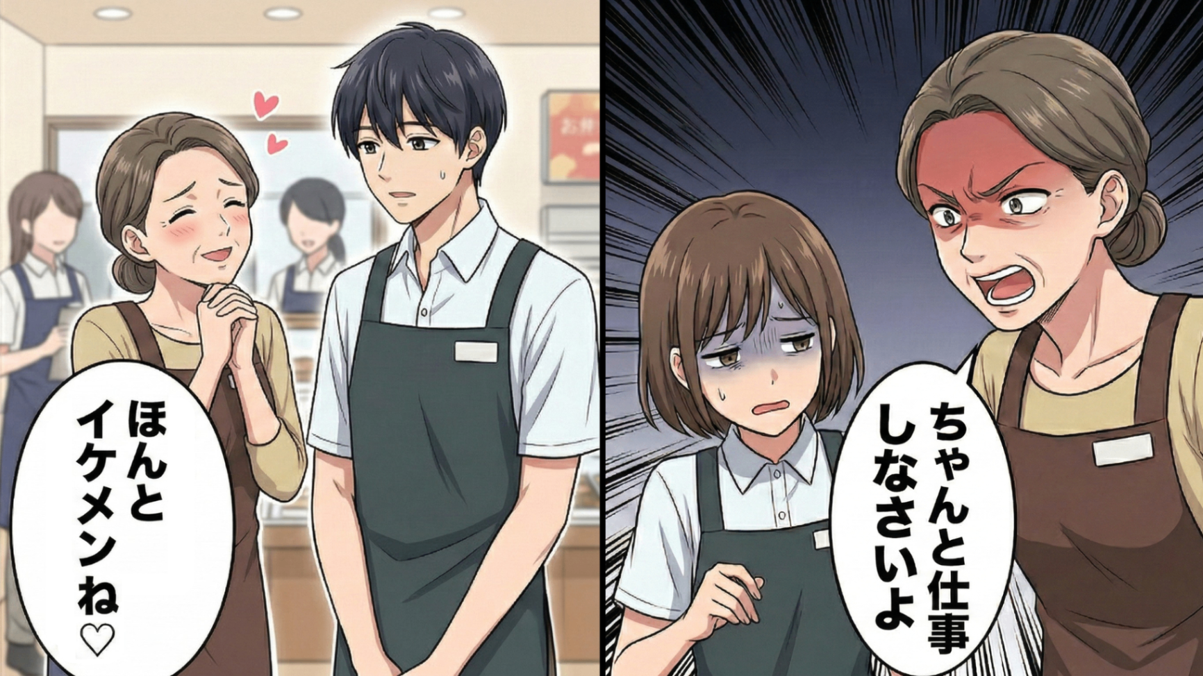 【最後にスカッと！】バイト先で理不尽な嫌味を繰り返すお局。エスカレートする嫌がらせに、とうとう号泣してしまった私を救ってくれた『予想外すぎる人物』とは…！・前編