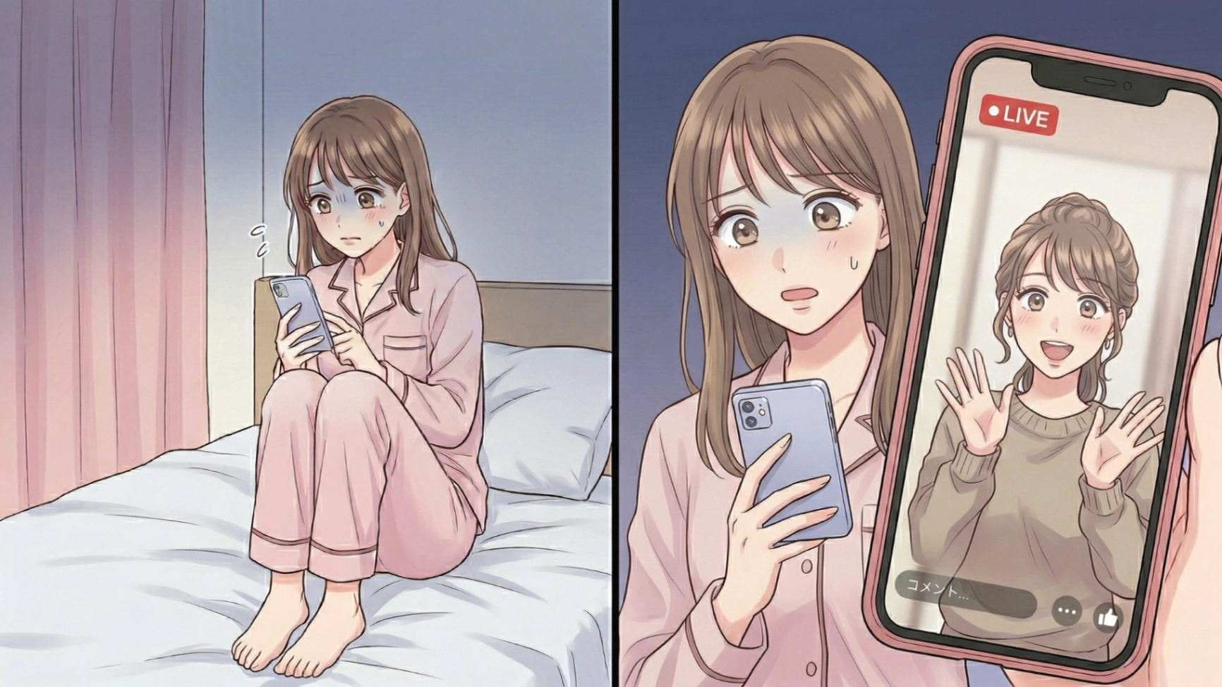 【衝撃結末】明日遊ぶ約束なのに未読無視…心配していたら、SNSでまさかのライブ配信中！？待ち続けた末に届いた“ありえないひと言”とは…！・前編