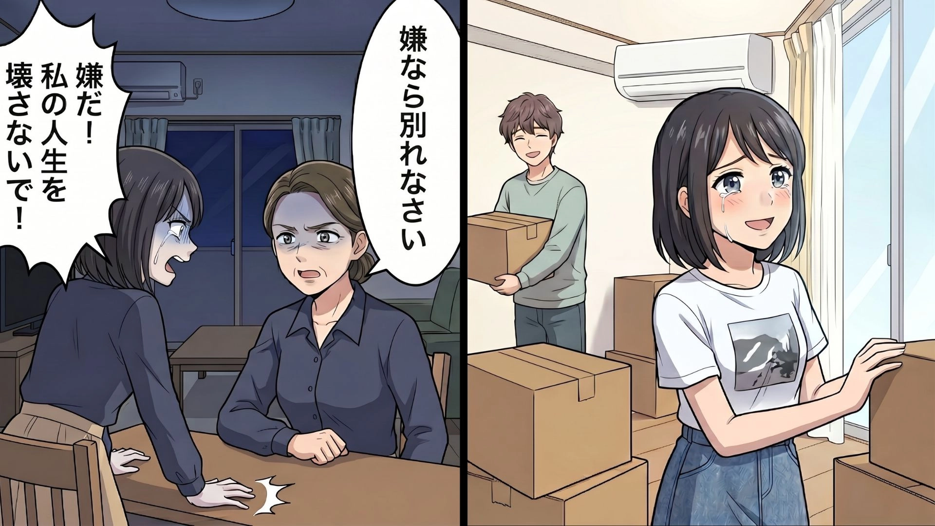 【後編】「彼の家にも◯◯をつける」彼氏がいることを打ち明けると【過保護な母】が暴走！？束縛から逃れるために、主人公が下した“まさかの決断”とは...！？