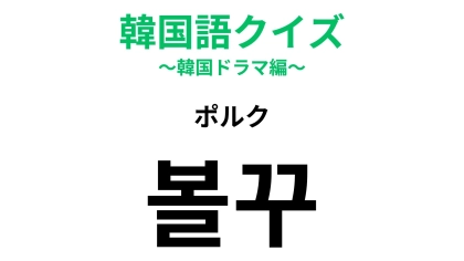 【韓国語クイズ】「볼꾸（ポルク）」の意味は？可愛い文房具についての韓国語！