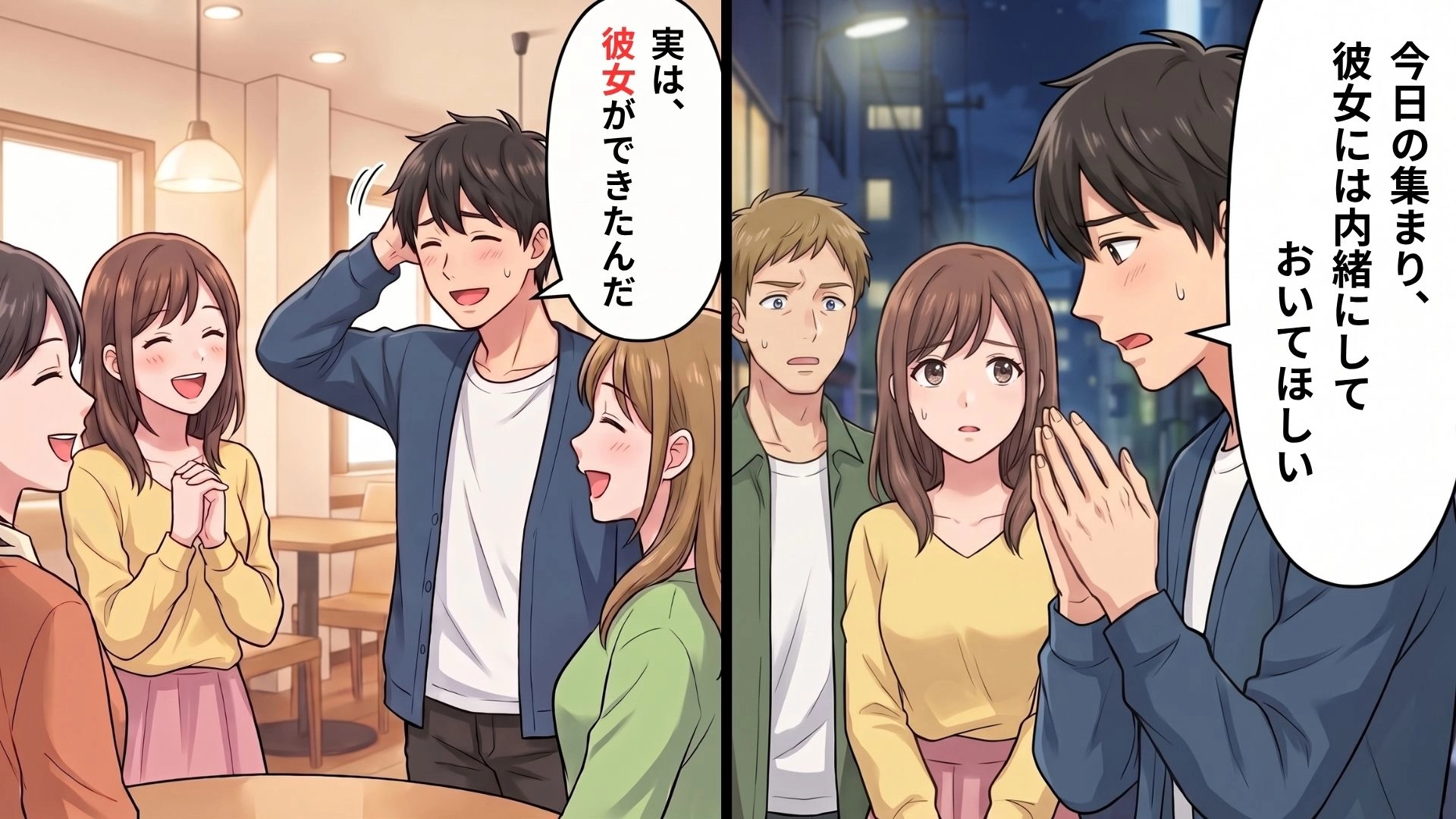 【束縛彼女】「SNSには載せないで」友人にできた“初彼女”。祝福ムードは束の間、『異常な束縛』に違和感を覚えて...！？・前編