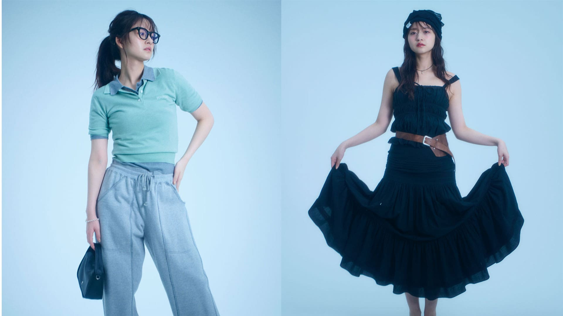 締め色とベルトで品を添える♡ ゆるっと服を着こなすための「小物」活用術