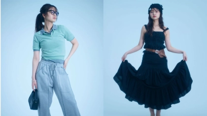 締め色とベルトで品を添える♡ ゆるっと服を着こなすための「小物」活用術