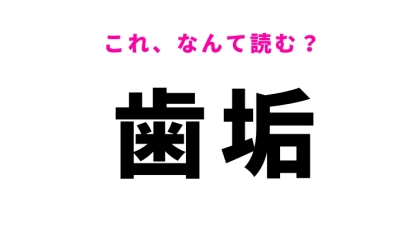 【歯垢】はなんて読む？虫歯の原因にもなる！