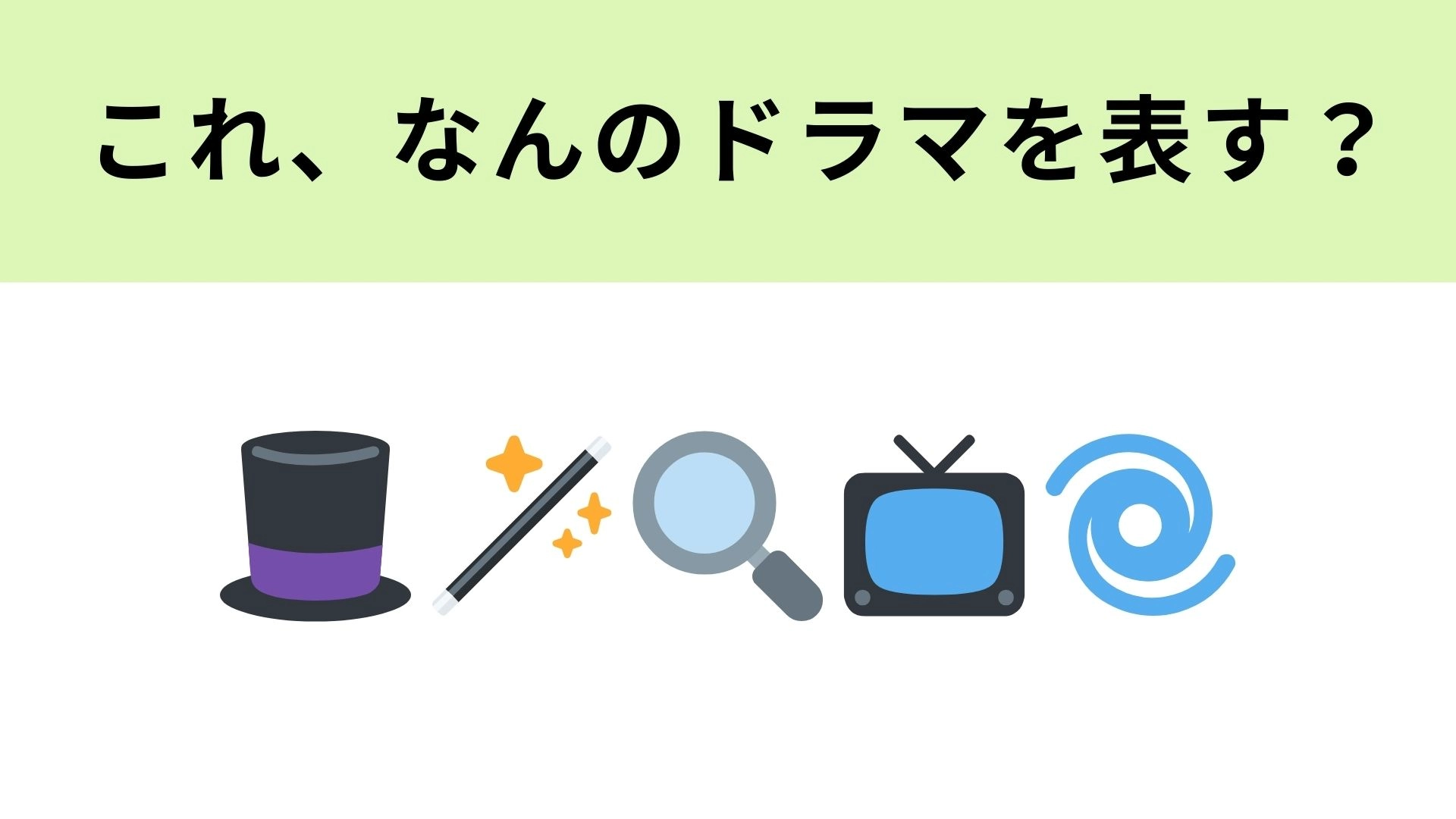 この絵文字が表すドラマは？“超常現象”を名乗る怪事件に挑む！