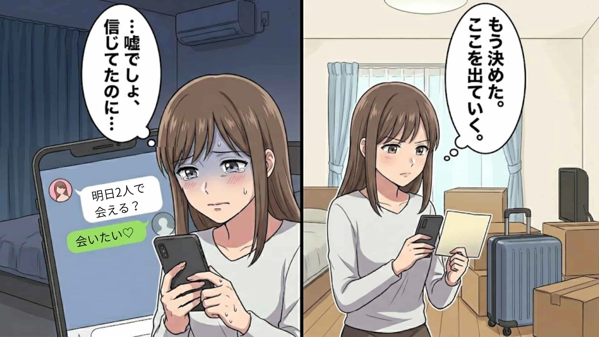 【後編】「兄弟みたいな関係だから」と言い張る彼氏と女友だち...そして、彼の不自然な態度に不信感が爆発。限界を迎えた私が取った【禁断の行動】とは...！？