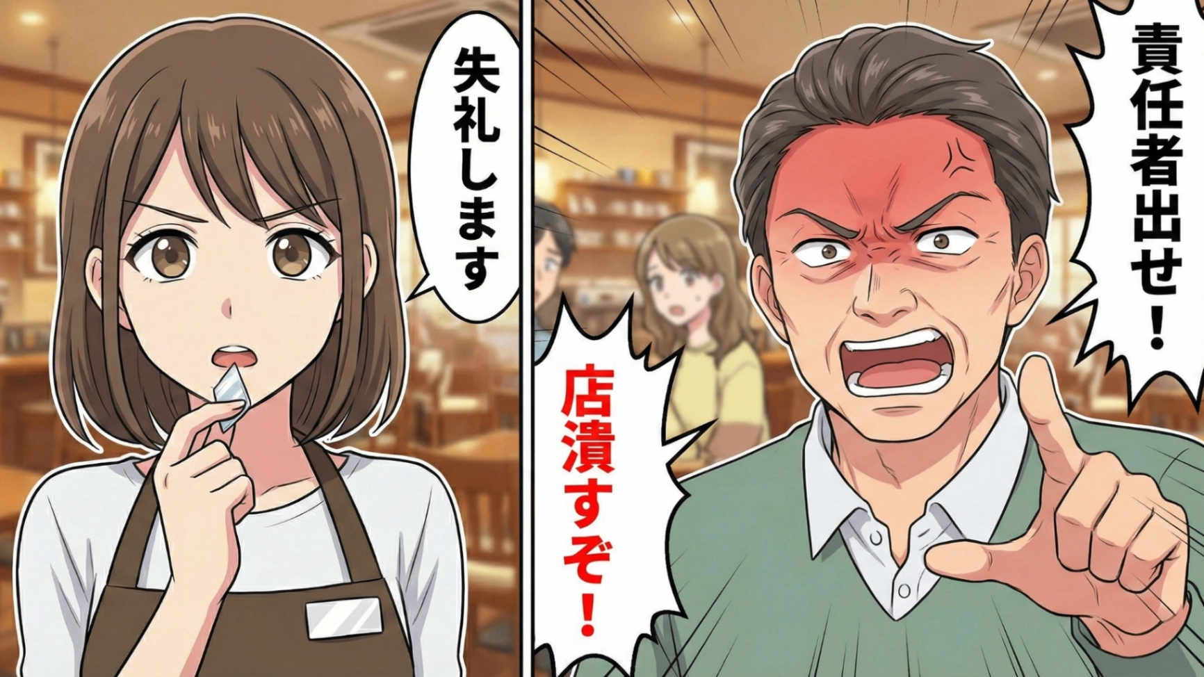 「SNSで拡散してやる」ケーキに異物混入！？と思いきや、激怒するクレーマー客に【まさかの事態】が...！