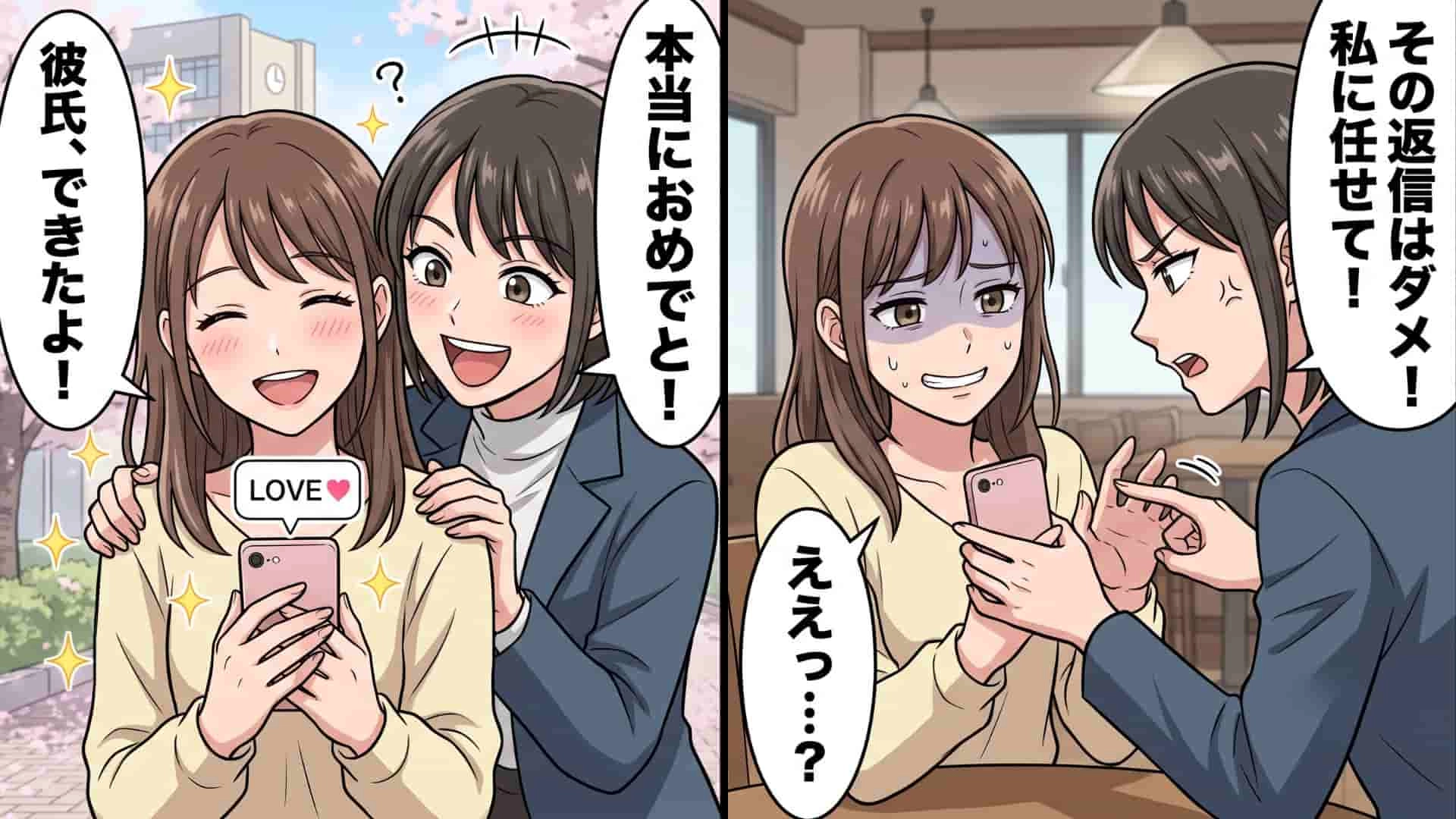 初めて彼氏ができた♡ 幸せ絶頂だった私の恋を狂わせた、友人の【とんでもないおせっかい】とは...！？・前編