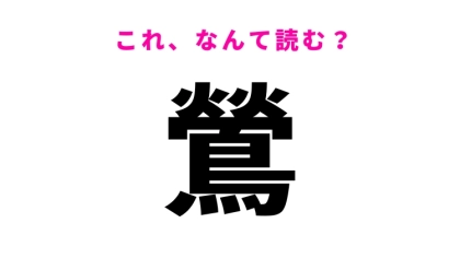 【漢字クイズ】「鶯」はなんて読む？春告鳥とも呼ばれる鳥の名前！