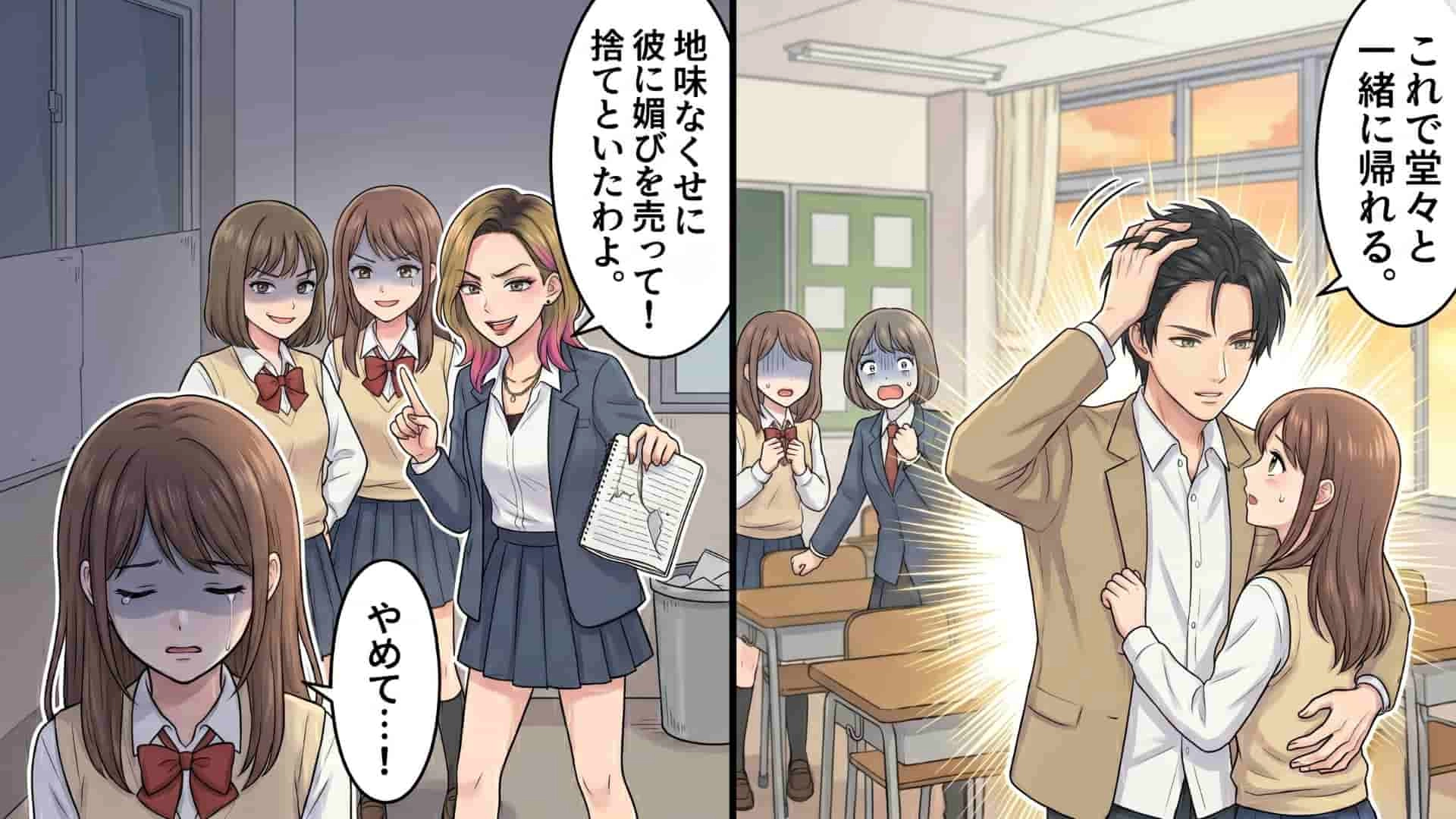 【後編】隣の席の地味メガネくん。ある日の放課後、偶然彼の【ありえない姿】を目撃して...主人公はパニックに！？