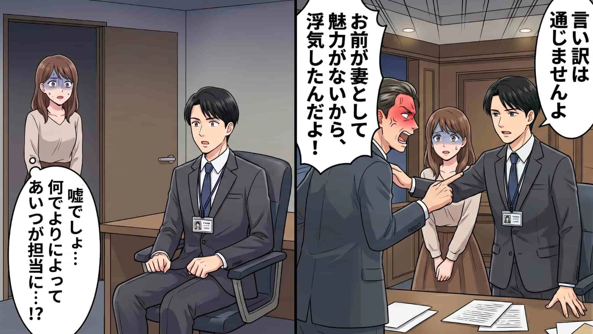 「なんでよりによってあいつが」夫の怪しい行動に耐えかねて探偵に調査を依頼。しかし、そこに現れたのは【まさかの人物】で...！