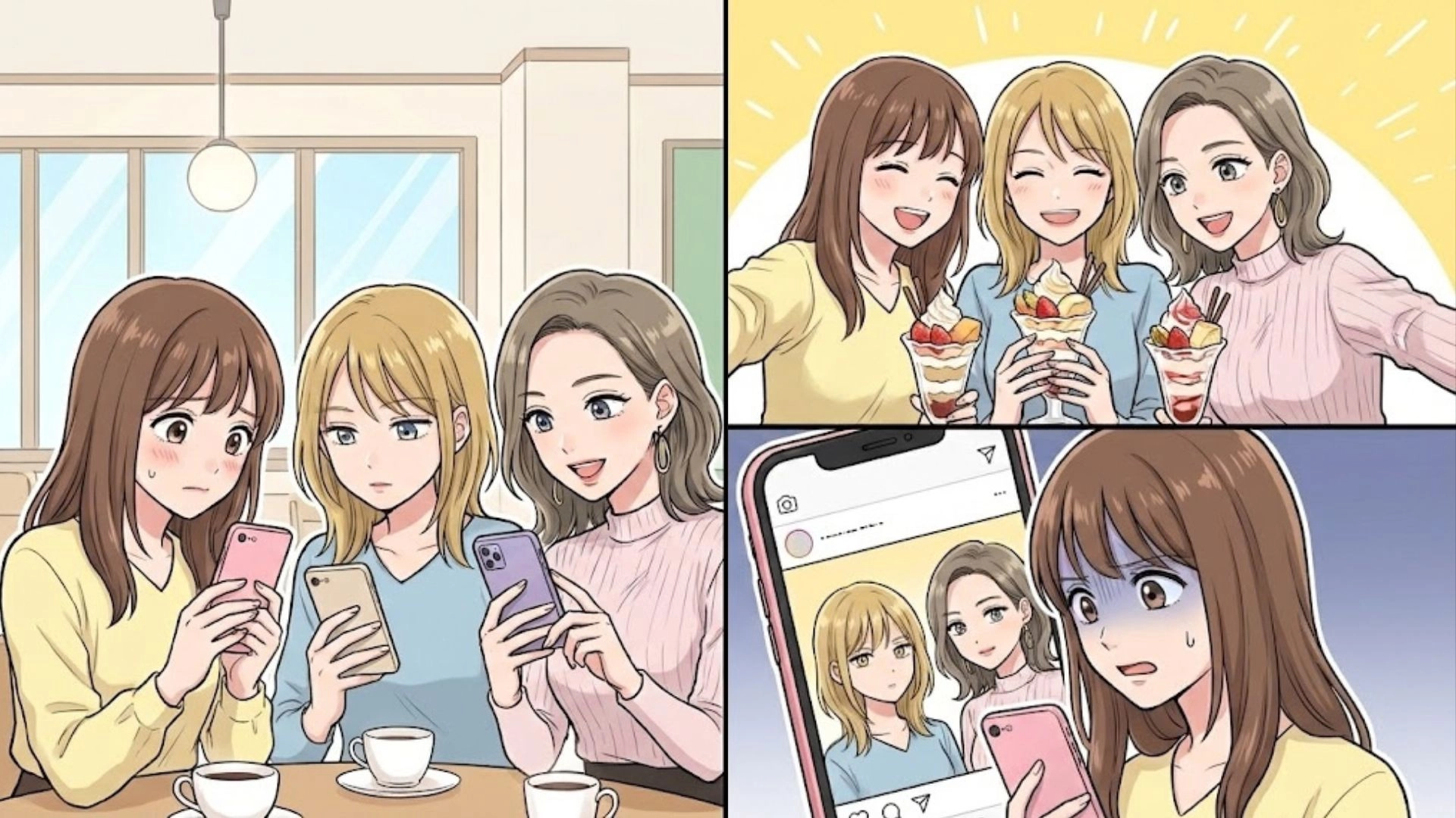 「投稿の雰囲気が崩れちゃうんだよね」SNSのフォロワー数で態度を変える友人。ある日のお出かけ後も、【信じられないフレネミー発言】が炸裂して...主人公は限界！？・前編