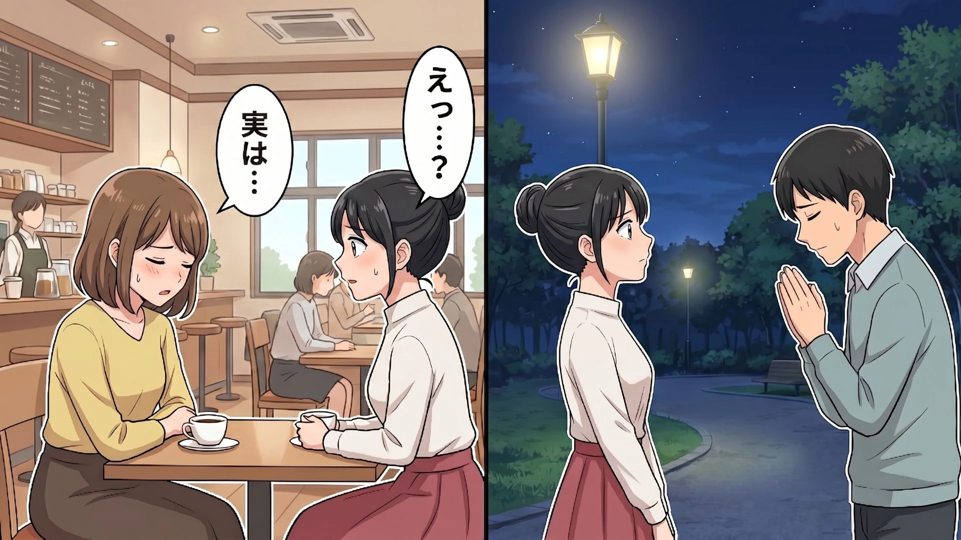 「彼女がいる人を好きになって...」親友が明かした“最低な秘密”。深刻な恋愛相談に隠された【恐ろしい真実】とは…！？・前編