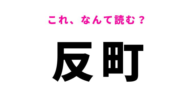 【反町】はなんて読む？神奈川県の地名！