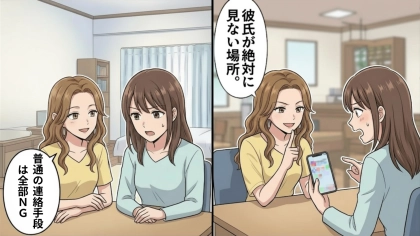 【後編】彼氏持ちなのに、先輩とも関係を持っている！？友だちが使っていた【恐るべき連絡手段】にドン引き...！