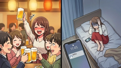 【実体験】忘年会で“泥酔”して元カレに連絡...『深夜の暴走』が発覚後、絶望していたら【予想外の展開】に！
