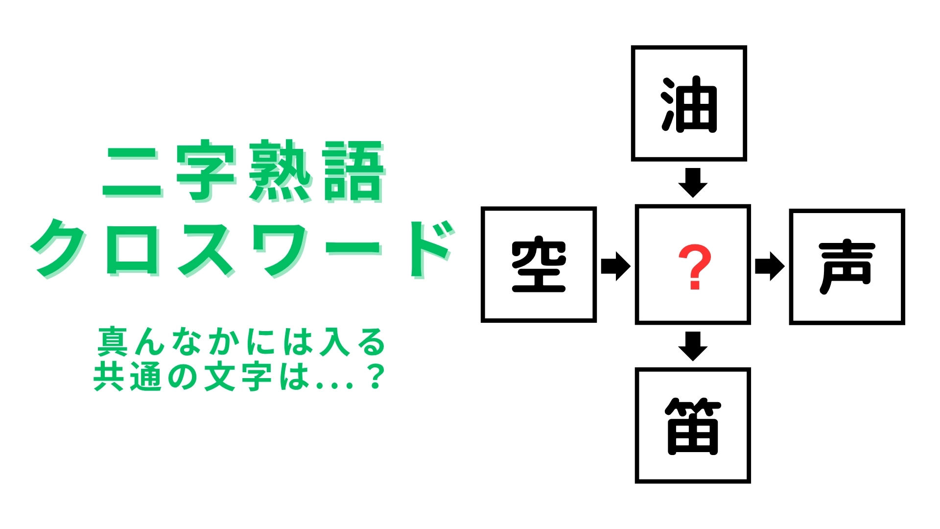 【二字熟語クロスワード】真ん中に入る漢字は？夏ならではの虫といえば…！