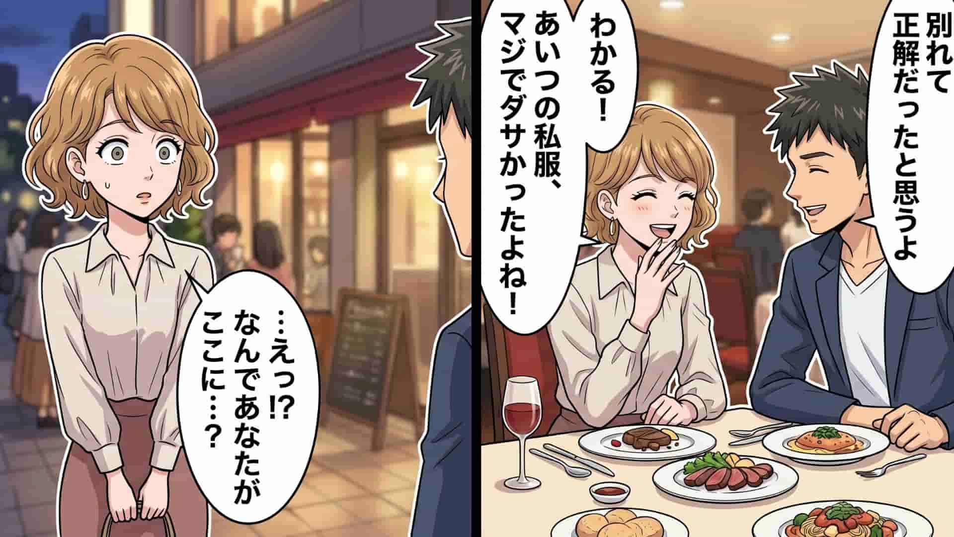 婚活アプリで出会ったのは、元カレの大親友！？まさかの出来事に困惑する主人公に【予想外の事態】が...！