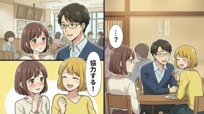 【衝撃展開】「協力するよ！」親友に恋愛相談した結果...【とんでもない行動】をされて、主人公絶句！？・前編