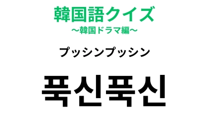 【韓国語クイズ】「푹신푹신（プッシンプッシン）」の意味は？気持ちいい触感を表す！