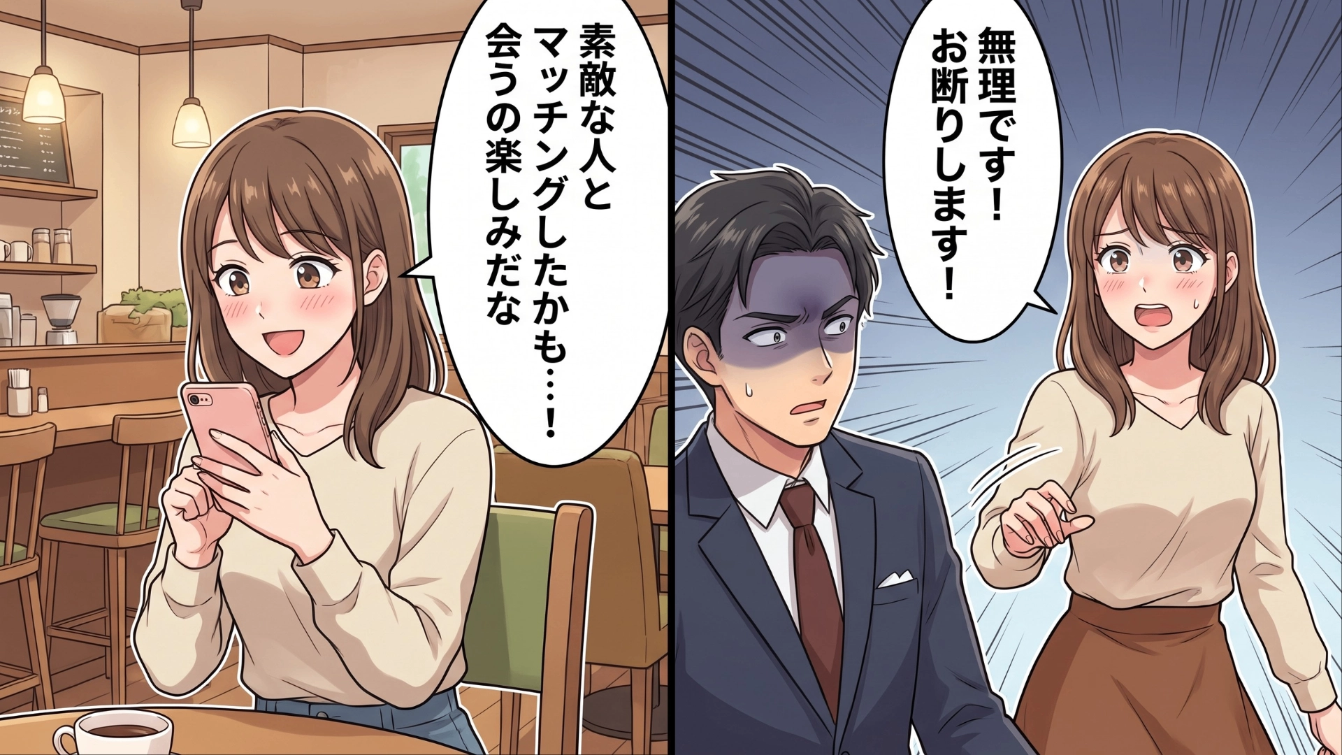 【マッチングアプリ】「僕と結婚してください」初デートの最中に、彼が【信じられないひと言】を…断ると『とんでもない本性』が明らかに!