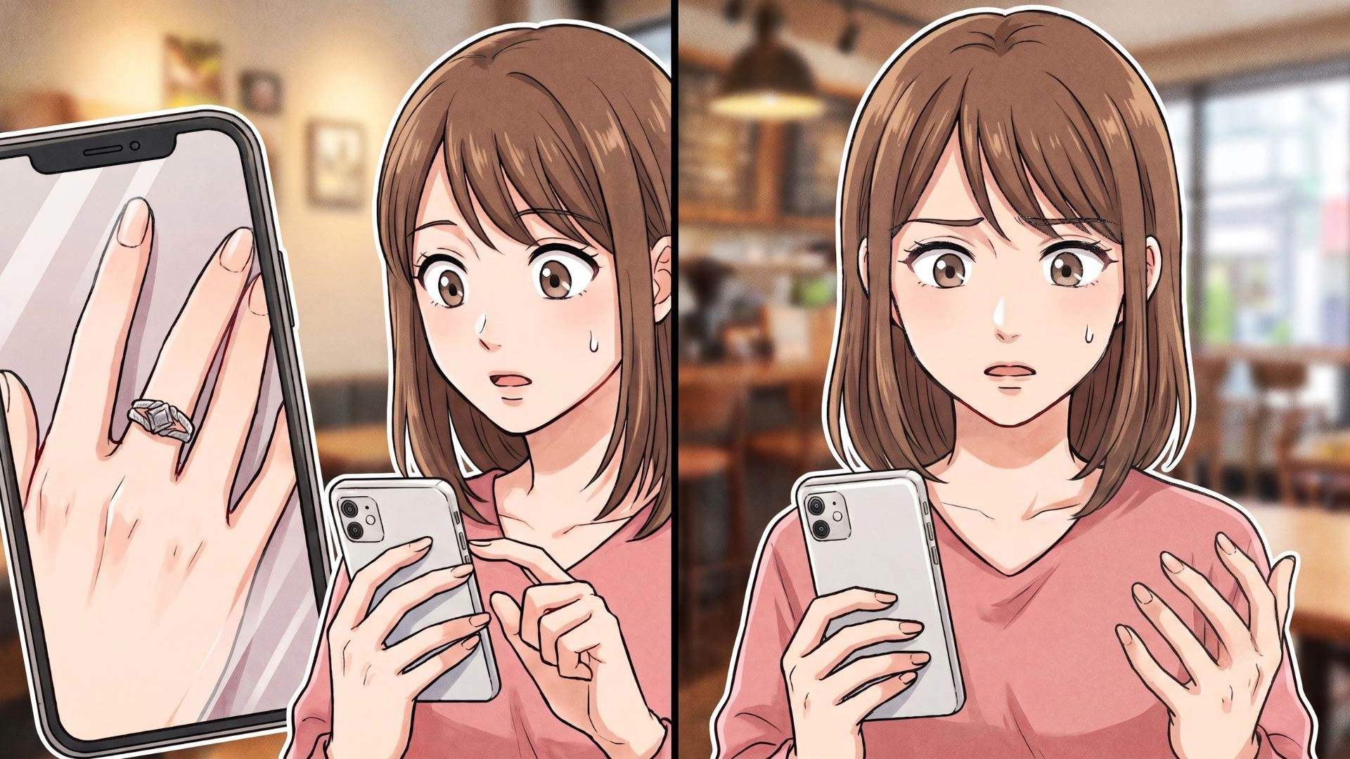 【最後にスカッと!】「このまま終わらせるわけにはいかない」友人のSNSに見覚えのある指輪が…恋人と友人から裏切られた主人公は【まさかの行動】を!?・前編