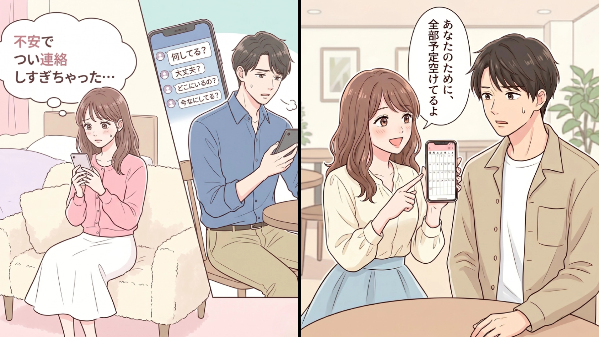 「ちょっと重いな…」ひとつでも当てはまっていたら要注意!【男性が重たいと感じる】女性の行動3選