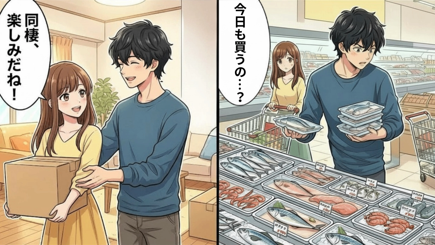 彼氏との同棲生活がスタート♡ しかし、彼の好きな食べ物が原因で【まさかの事態】に...！？・前編