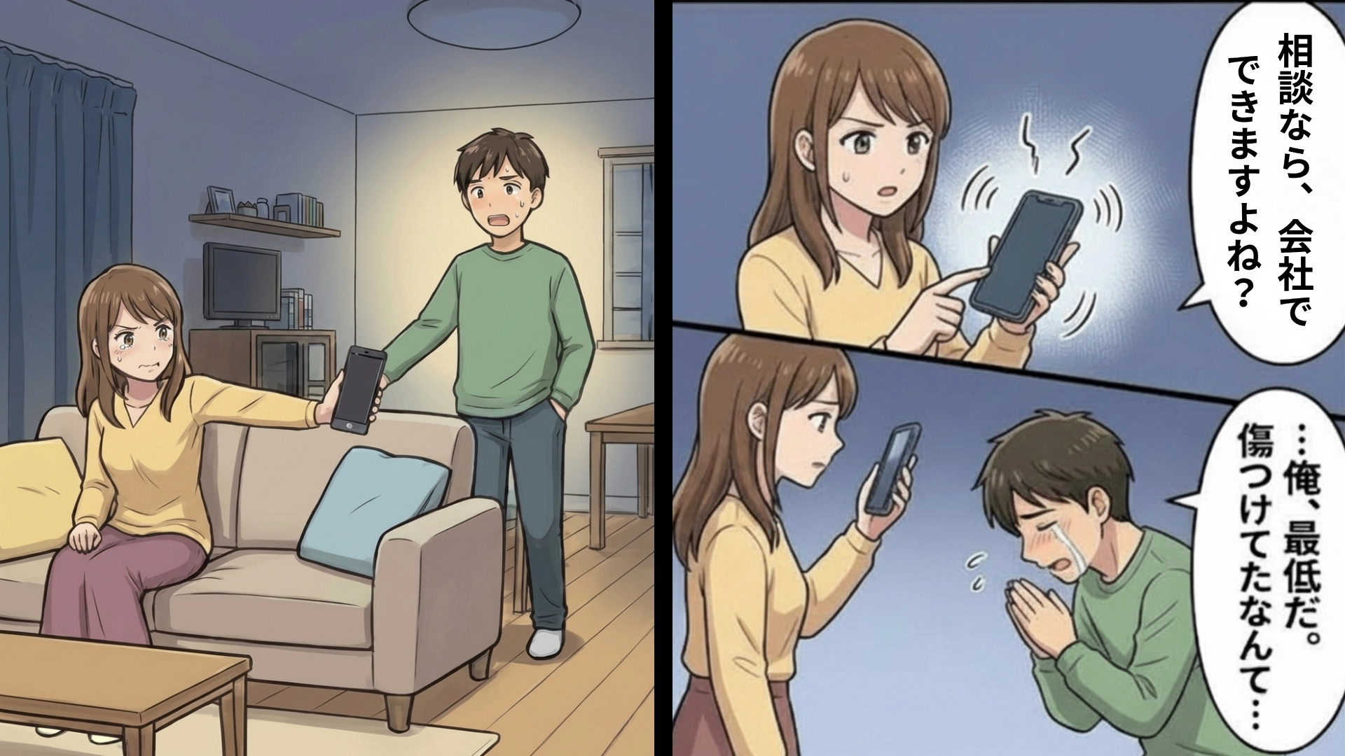 【後編】【同棲】毎晩“後輩女性と長電話”する彼。我慢の限界を迎えた主人公は、【衝撃の行動】を...！？