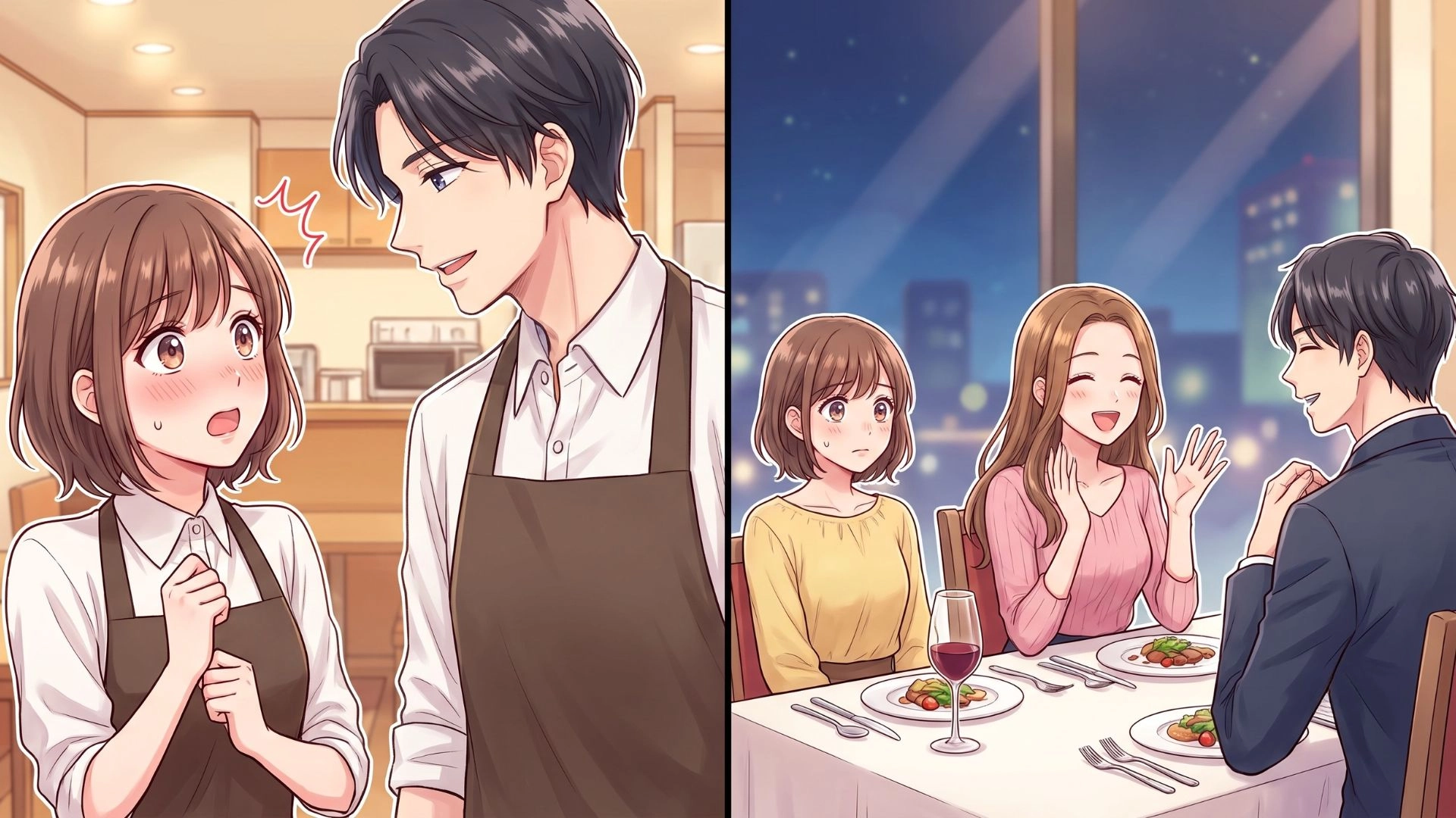 【まさかの危機】憧れの先輩に誘われた食事会♡ 後日、一緒に参加した友人から、【予想外の告白】をされて…！？・前編