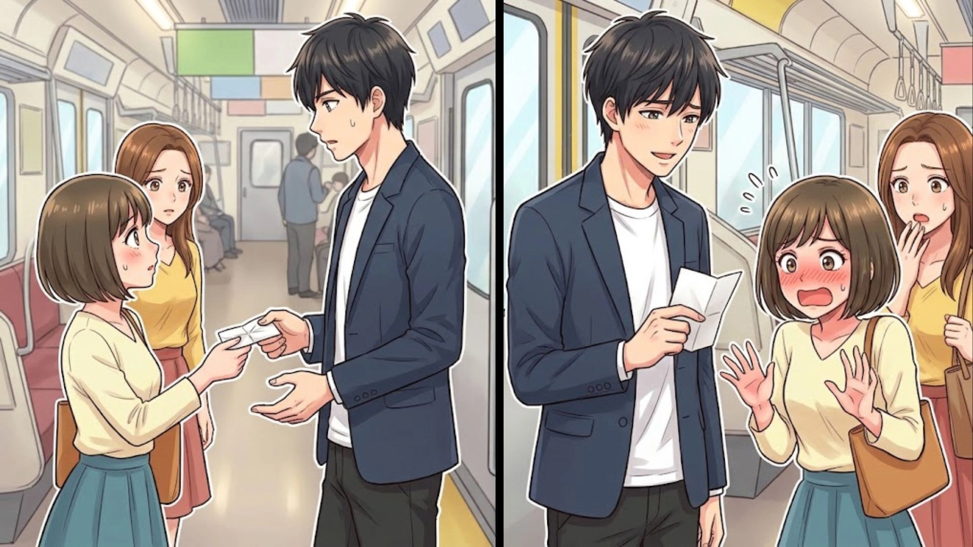 【後編】「お気持ちはうれしいんですけど、僕まだ...」電車で出会ったイケメンにひと目惚れ♡“肉食系”の友人が大胆アプローチするも、【衝撃の事実】が発覚して...!?