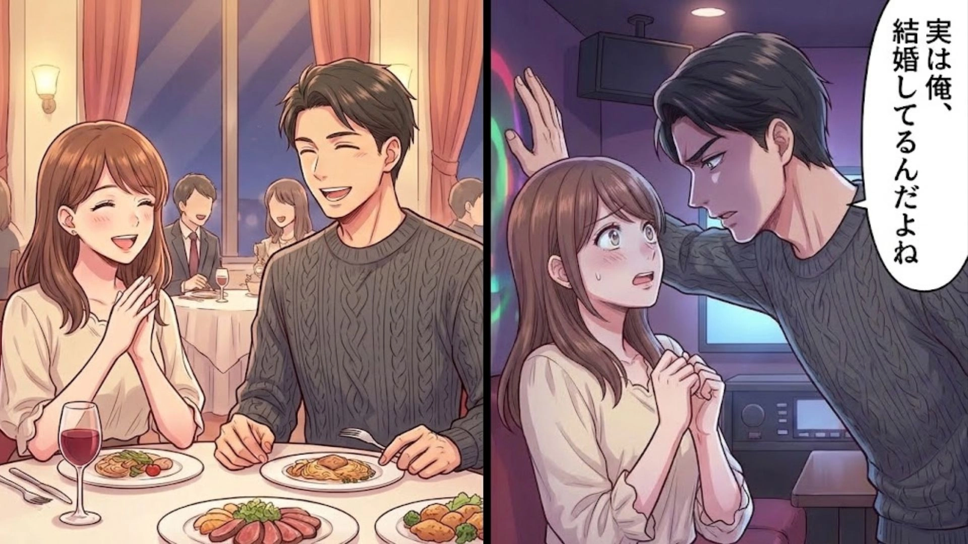 【後編】【同窓会で再会】した初恋の相手と念願のデート♡ 甘い雰囲気から一転、カラオケで彼が放った『信じられないひと言』とは...！？