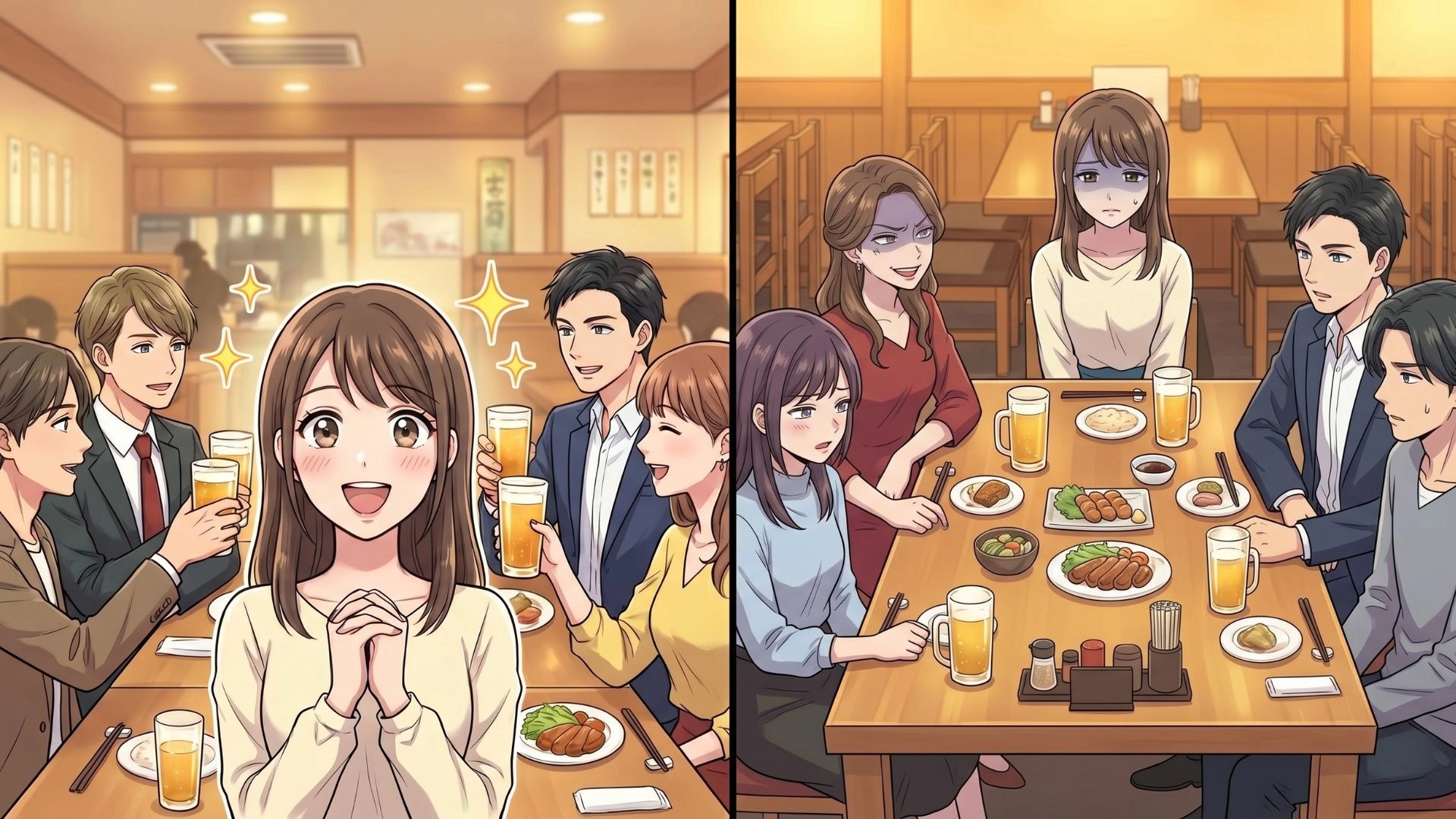 【合コン】友人に“引き立て役”扱いされた！？下げられ続けた私…しかし我慢の限界で“ある行動”に出ると、まさかの展開に！・前編